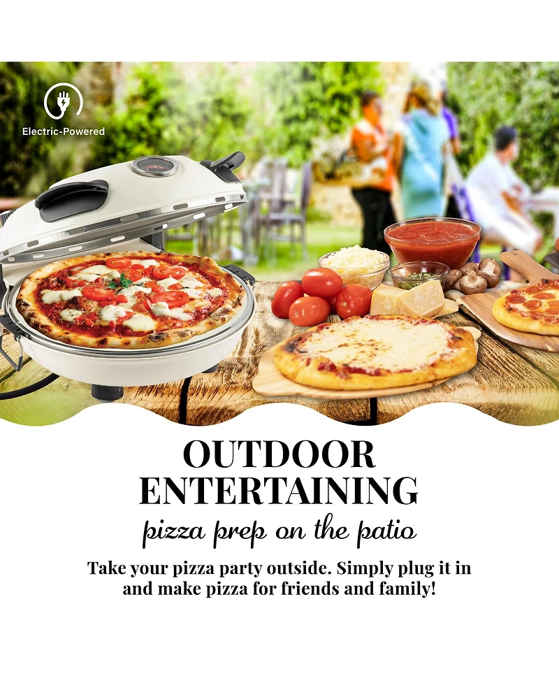 GraniteStone Piezano 12 in. Electric Pizza Oven