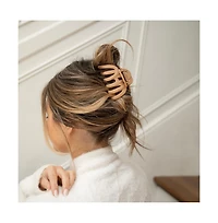 Headbands of Hope Extra Large Matte Claw Clip - Camel