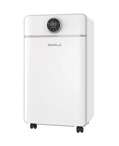 Chivalz Dehumidifier for Bedroom, Dehumidifier for Basement up to 1800 sqft, 3 Operation Modes, 24H Timer, White