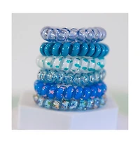 Headbands of Hope Hair Tie Set - Blue Bliss