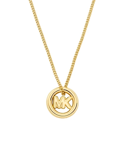 Michael Kors Logo Pendant Necklace