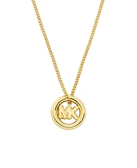 Michael Kors Logo Pendant Necklace