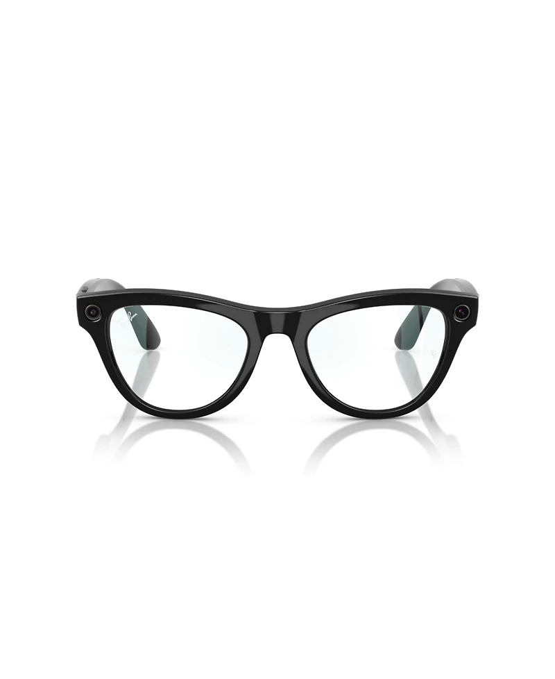 Unisex Ray-Ban Meta Skyler Blue Light Ai Sunglasses, RW4010