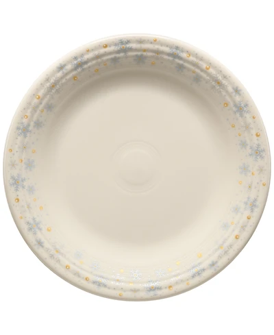 Fiesta Linen Snowflakes Classic Rim Dinner Plate, Exclusively at Macy's