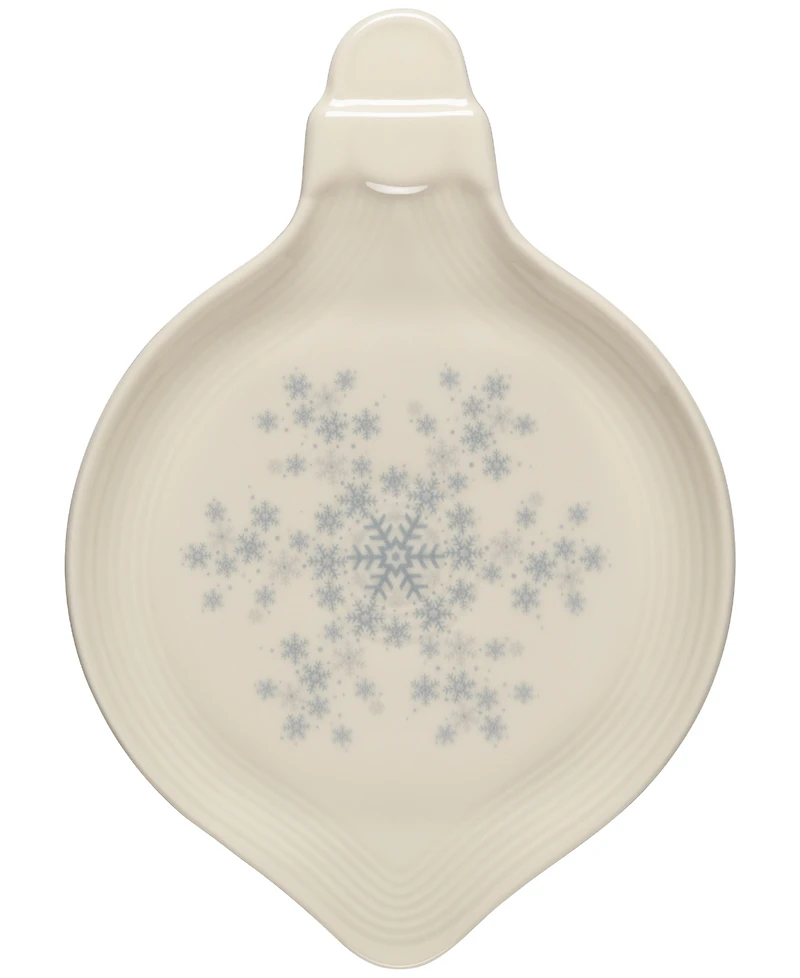 Fiesta Linen Snowflakes Ornament-Shaped Plate, Exclusively at Macy's