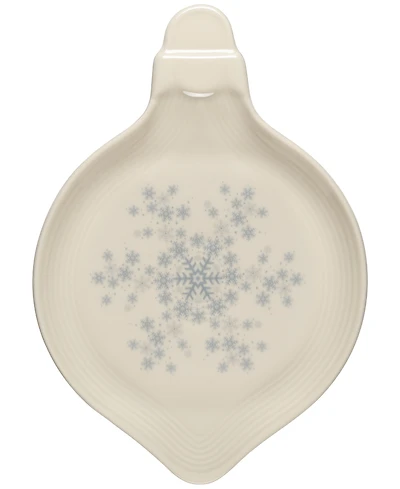 Fiesta Linen Snowflakes Ornament-Shaped Plate, Exclusively at Macy's