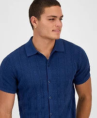 Guess Men's Topanga Pointelle Shirt