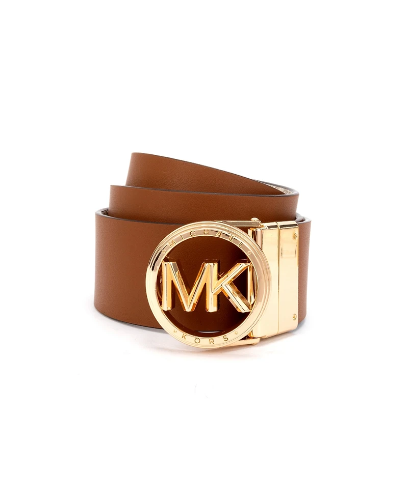 Micheal Kors Women's Embossed Logo Reversible Belt
