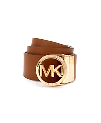 Micheal Kors Women's Embossed Logo Reversible Belt