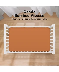 KeaBabies 2pk Fitted Crib Sheets for Boys, Girls, Baby Sheet, Standard Nursery Sheet Cover