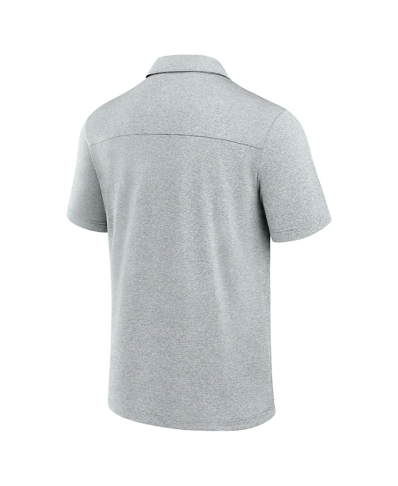 Fanatics Men's Gray Oklahoma Sooners Performance Polo Shirt
