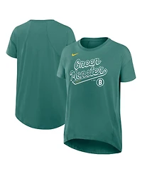 Nike Women's Green Boston Red Sox 2025 City Connect Flowy Fashion Tri-Blend Performance T-Shirt