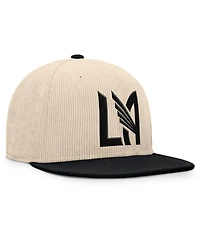 Fanatics Men's Cream Lafc Tempo Corduroy Snapback Hat