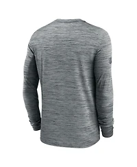 Nike Men's Gray Dallas Cowboys Sideline Velocity Performance Long Sleeve T-Shirt