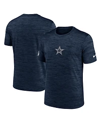 Nike Men's Navy Dallas Cowboys Sideline Velocity Performance T-Shirt