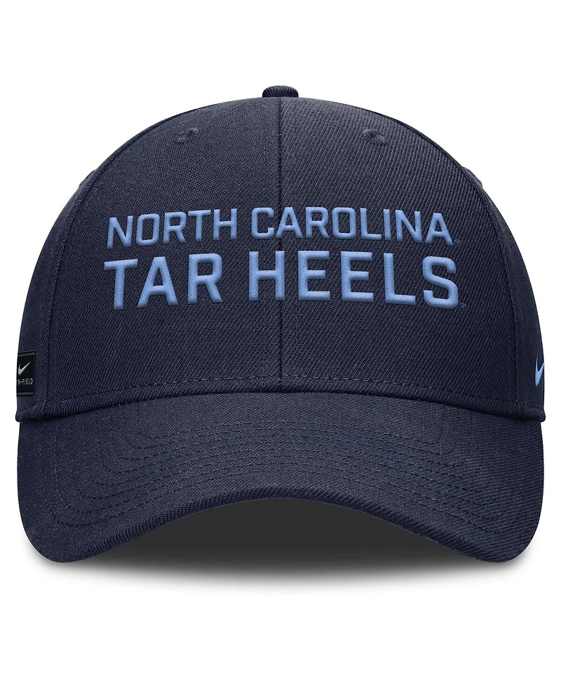 Nike Men's Navy North Carolina Tar Heels Rise Practice Adjustable Hat