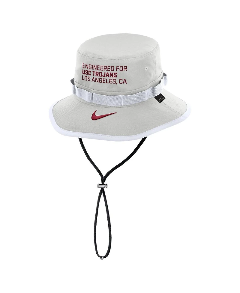 Nike Men's Gray Usc Trojans 2025 Sideline Apex Boonie Bucket Hat