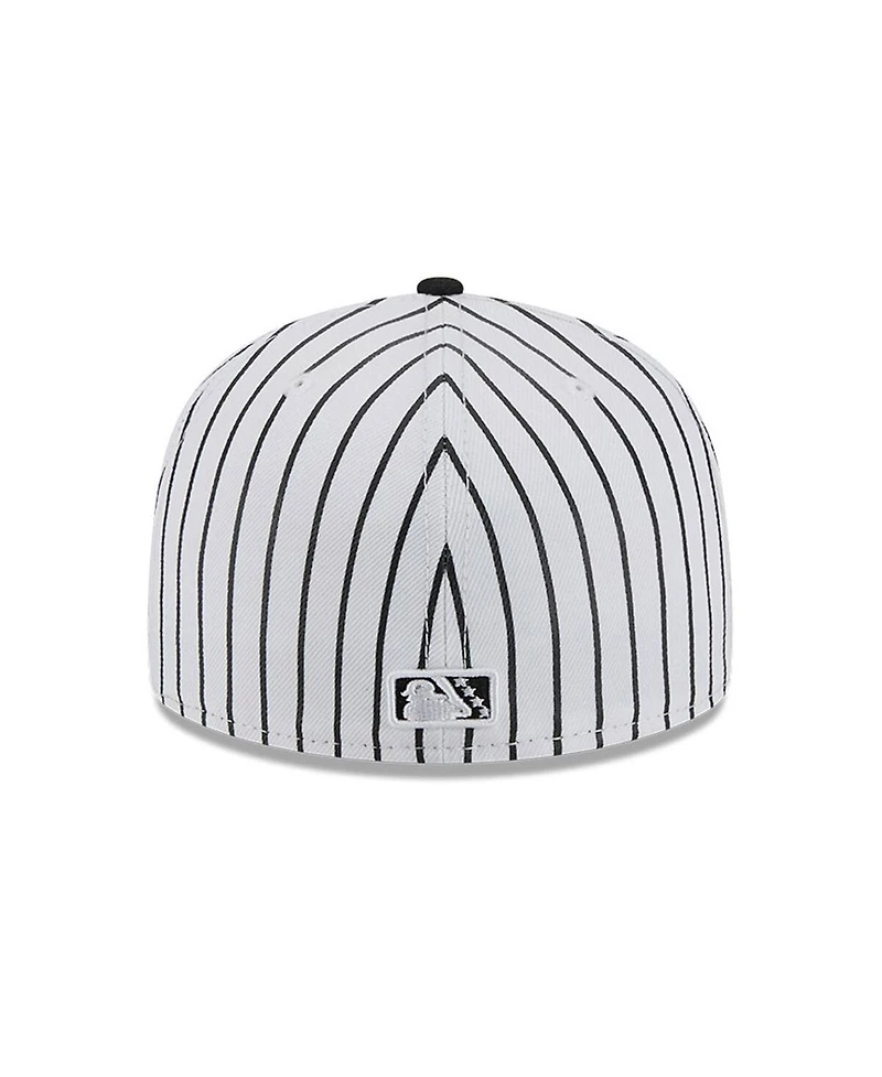 New Era Men's White Durham Bulls Theme Nights 59FIFTY Fitted Hat
