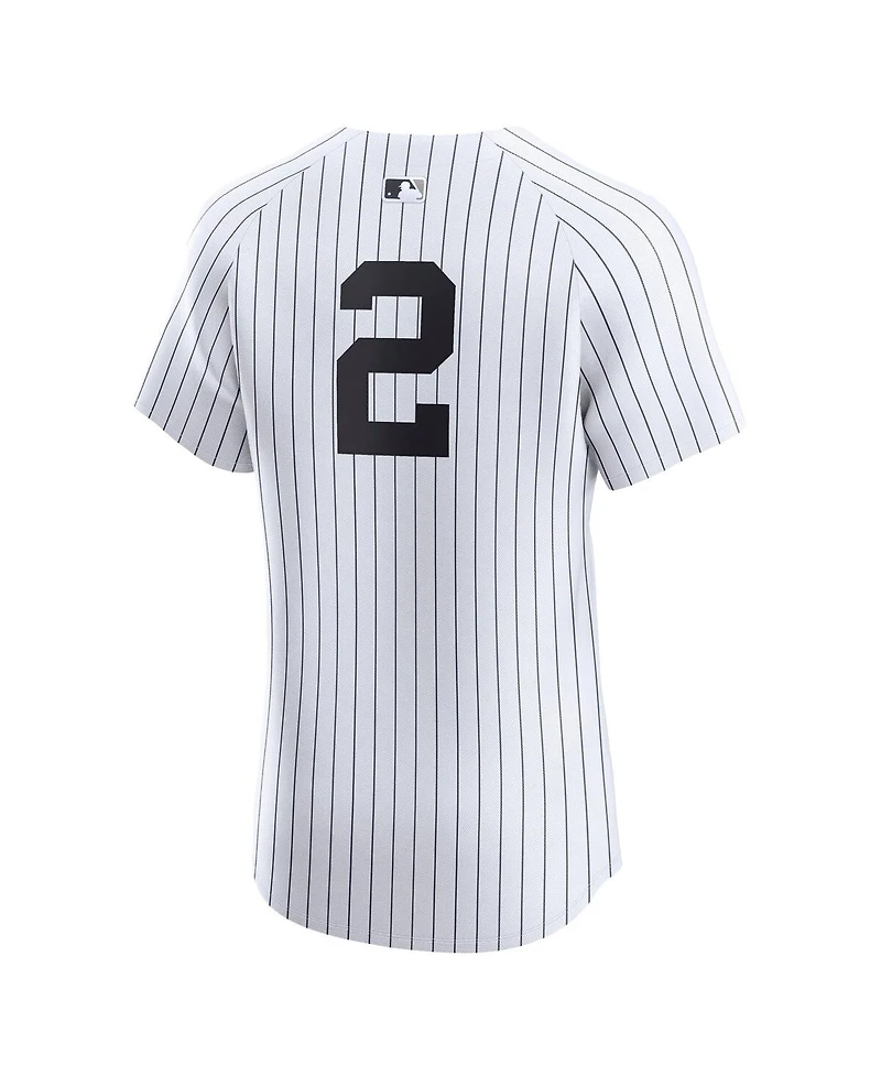 Nike Men's Derek Jeter White New York Yankees Home Elite Player Jersey