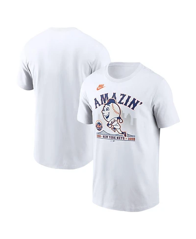 Nike Men's White New York Mets Local Hometown T-Shirt