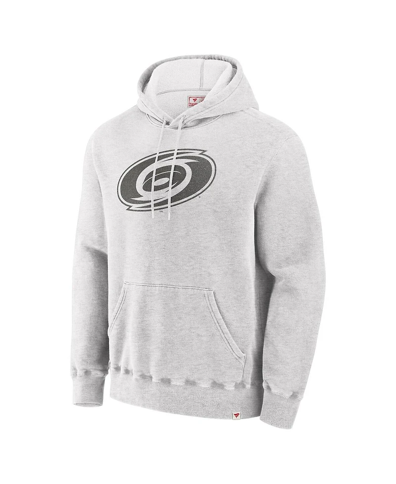 Fanatics Men's Cream Carolina Hurricanes Made Canada Pullover Hoodie