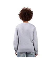 G-iii 4Her by Carl Banks Women's Heather Gray Seattle Mariners Team Logo Fleece Pullover Sweatshirt