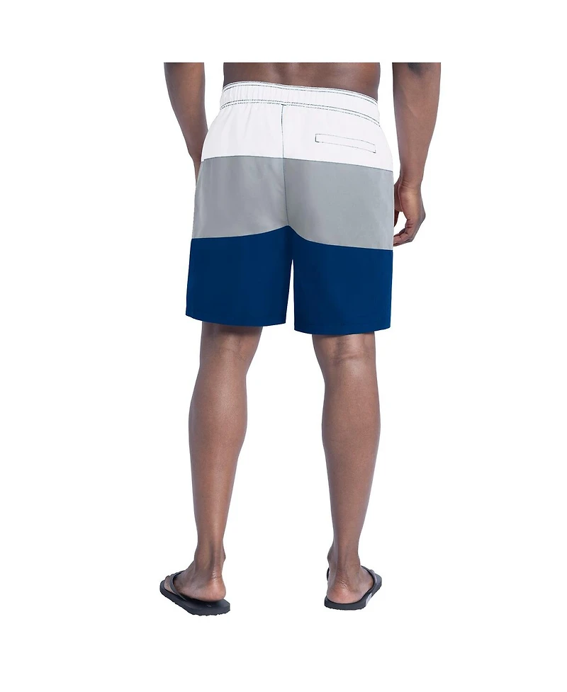 G-iii Sports by Carl Banks Men's Royal/Gray Indianapolis Colts Sunrise Volley Swim Shorts