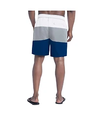 G-iii Sports by Carl Banks Men's Royal/Gray Indianapolis Colts Sunrise Volley Swim Shorts
