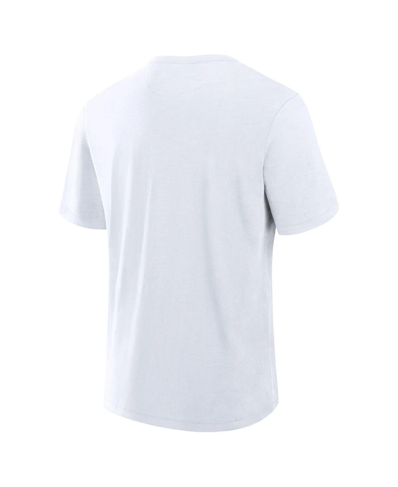 Fanatics Men's White Utah Mammoth Wordmark Stadium Slub T-Shirt
