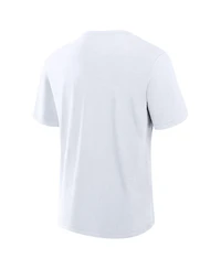 Fanatics Men's White Utah Mammoth Wordmark Stadium Slub T-Shirt
