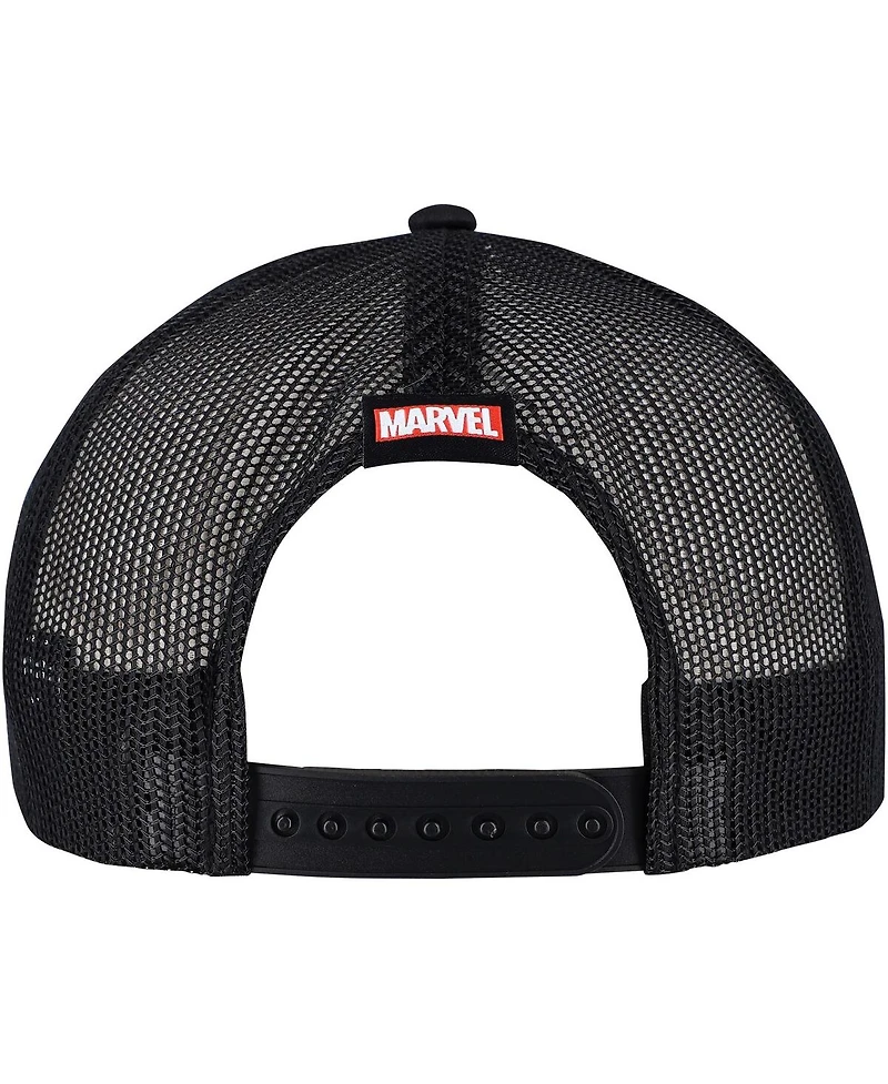 Lids Men's Black Spider-Man Big Front Adjustable Trucker Hat