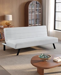 Serta 66.1" Polyester Donetta Convertible Futon