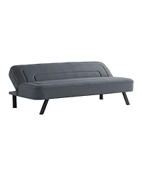 Serta 66.1" Polyester Forrest Convertible Futon