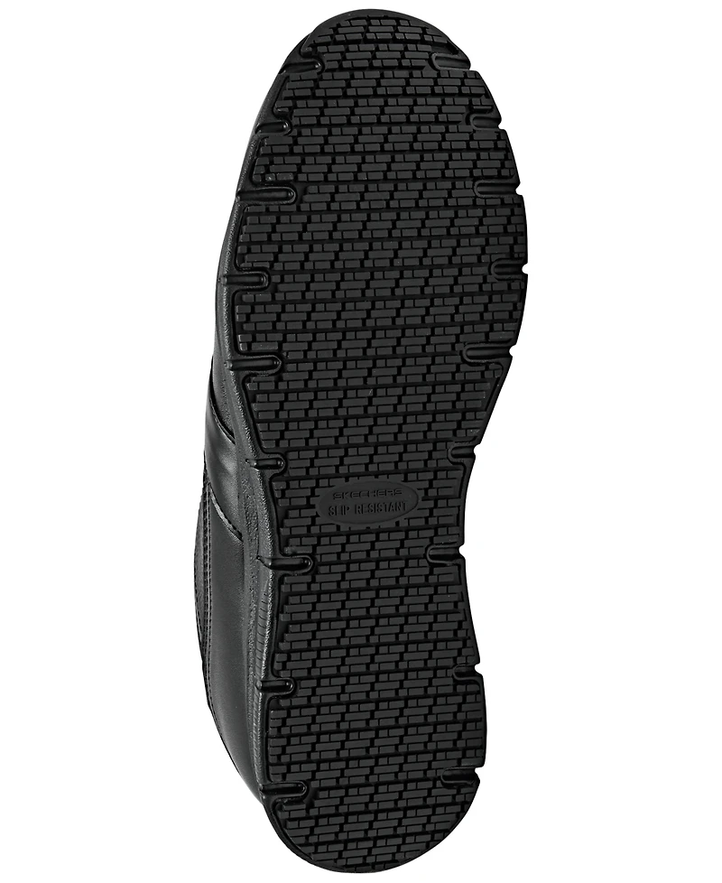 Skechers Men's Work Relaxed Fit- Nampa Slip Resistant Casual Sneakers from Finish Line