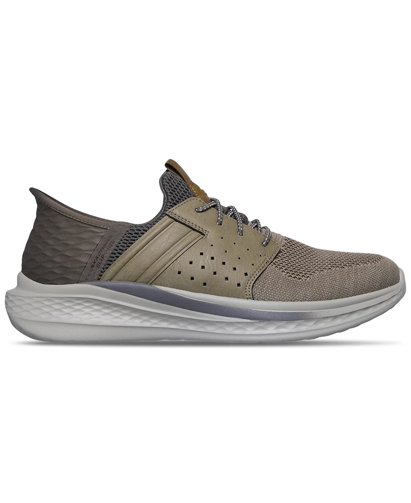 Skechers Men's Slip-Ins Relaxed Fit- Slade - Ocon Slip-On Memory Foam Casual Sneakers from Finish Line