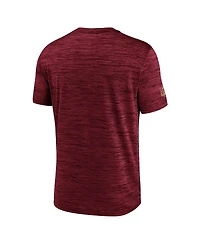 Nike Men's Scarlet San Francisco 49ers Sideline Velocity Performance T-Shirt