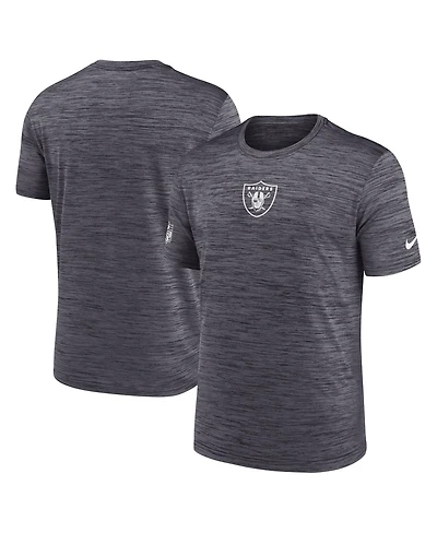 Nike Men's Black Las Vegas Raiders Big Tall Sideline Velocity Performance T-Shirt