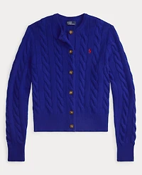 Polo Ralph Lauren Women's Cable-Knit Wool-Cashmere Cardigan Sweater