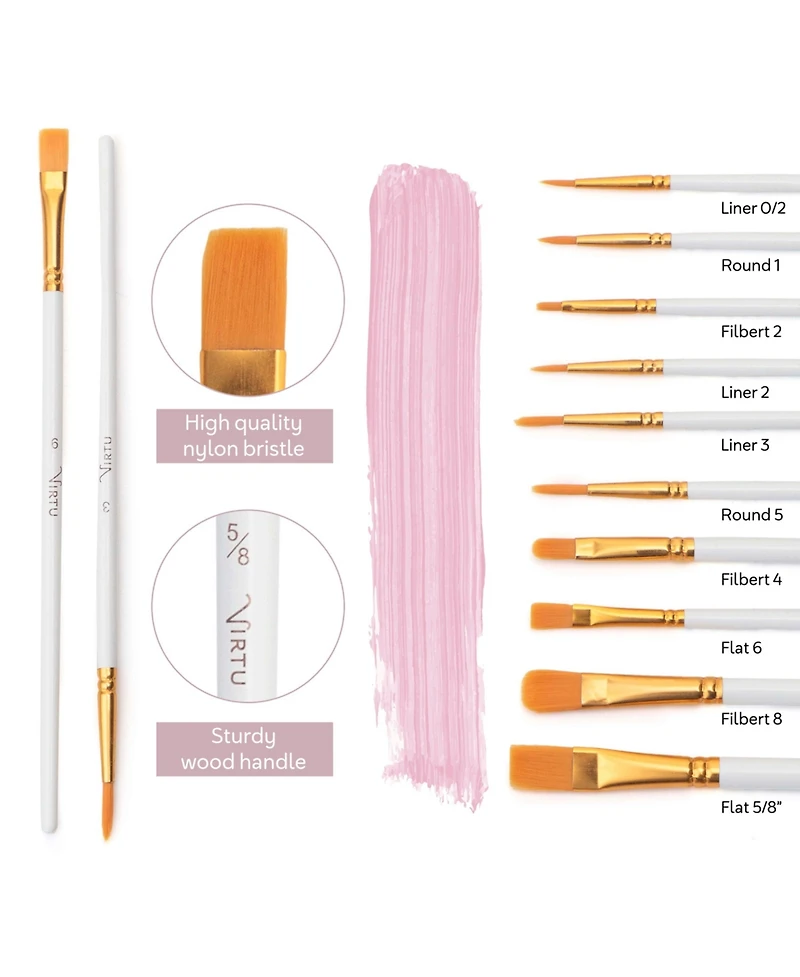 Hearth & Harbor 34-pc Acrylic Paint Set