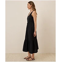 Pact Women's Organic Cotton Canopy Linen Blend Easy Tank Dress