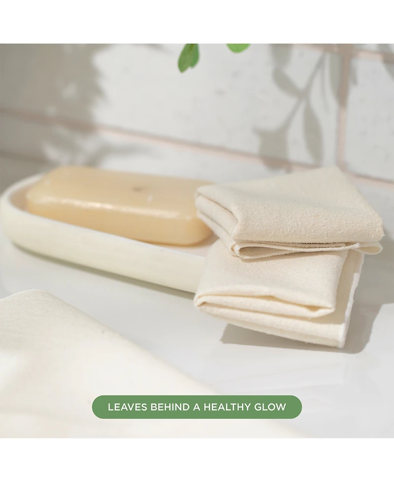 Night Raw Silk Skincare Washcloths, Exfoliating, Multi-Pack