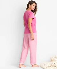 State of Day Women's Cotton Blend Short-Sleeve Sleep Tee Xs-3X