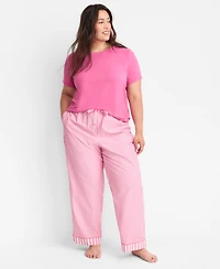 State of Day Women's Cotton Blend Short-Sleeve Sleep Tee Xs-3X