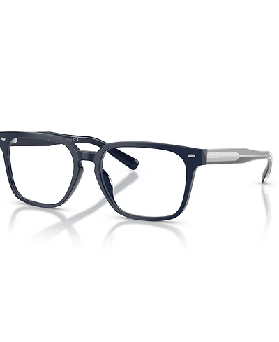 B by Brooks Brothers Men's Rectangle Eyeglasses
