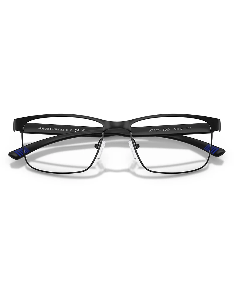 Armani Exchange Men's Rectangle Eyeglasses, AX1070