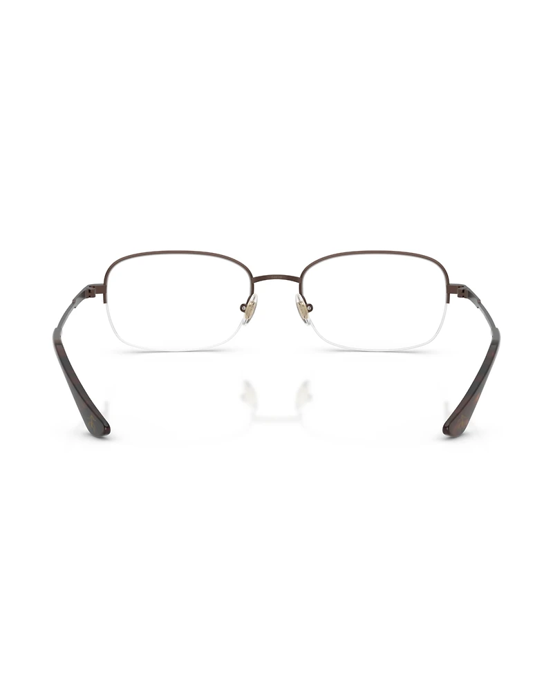 B by Brooks Brothers Men's Rectangle Eyeglasses, BB1121