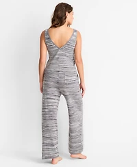 State of Day Women's Space-Dye Sweater Tank Pajama Set, Macy's Exclusive