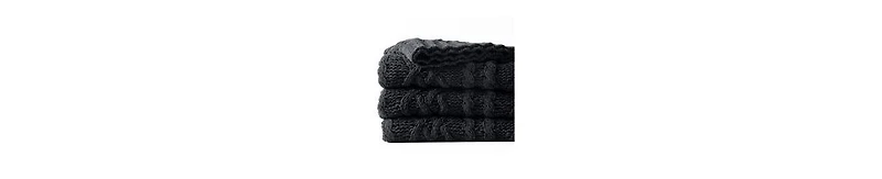 Battilo Lifestyle Cable Knit Chenille Throw, 51" x 67"