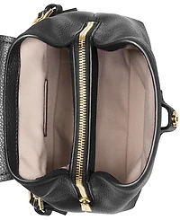 Michael Kors Quinn Extra Small Pebble Leather Flap Backpack