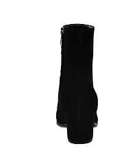 Nine West Women's Savie Leather Block Heel Booties